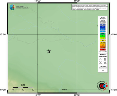 Mappa EMS - località