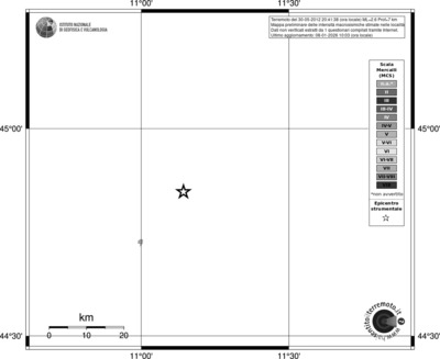 Mappa MCS - territori località