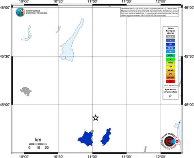 Mappa EMS - territori comuni
