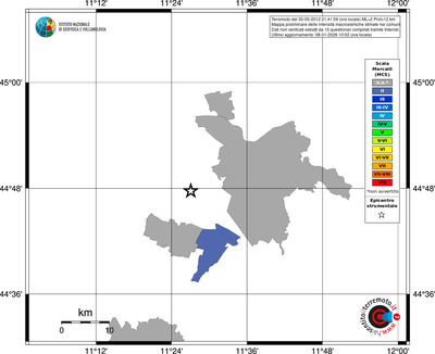 Mappa MCS - territori comuni