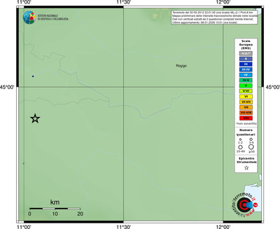 Mappa EMS - località