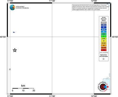 Mappa MCS - territori località