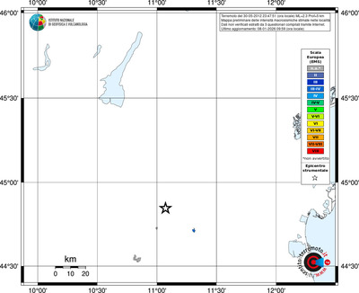 Mappa EMS - territori località
