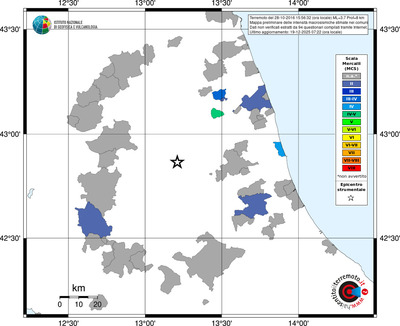 Mappa MCS - territori comuni