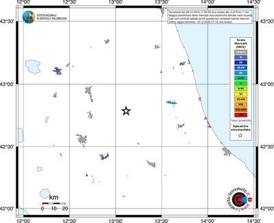 Mappa MCS - territori località