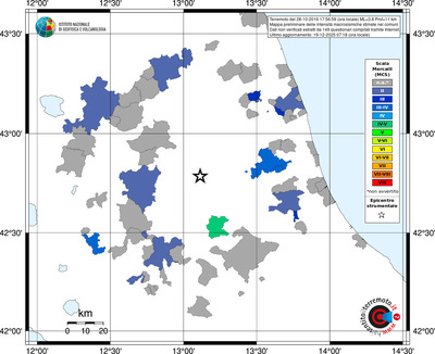 Mappa MCS - territori comuni