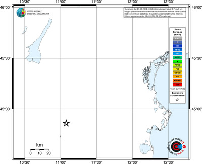 Mappa EMS - territori località
