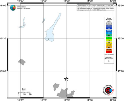 Mappa EMS - territori comuni