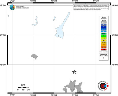Mappa EMS - territori comuni