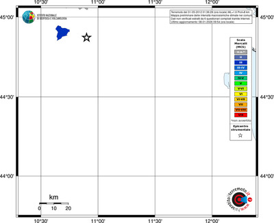 Mappa MCS - territori comuni