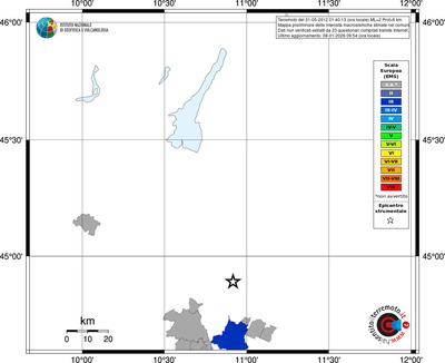 Mappa EMS - territori comuni