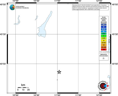 Mappa EMS - territori località
