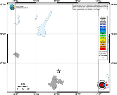 Mappa EMS - territori comuni