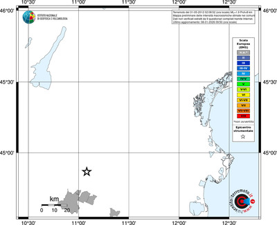 Mappa EMS - territori comuni
