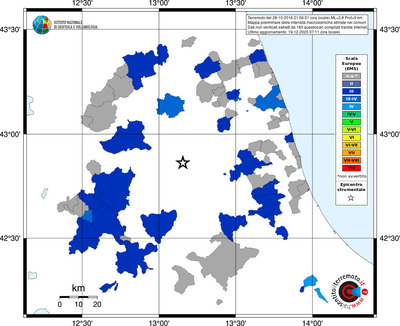 Mappa EMS - territori comuni