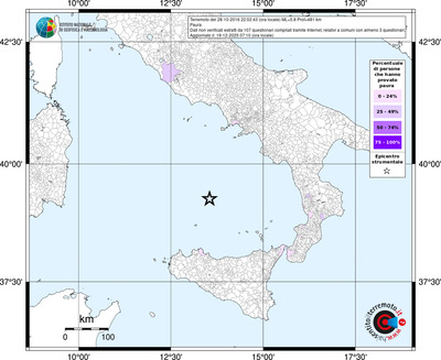 Mappa territorio comunale con almeno 3 questionari