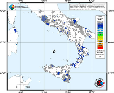 Mappa EMS - territori comuni