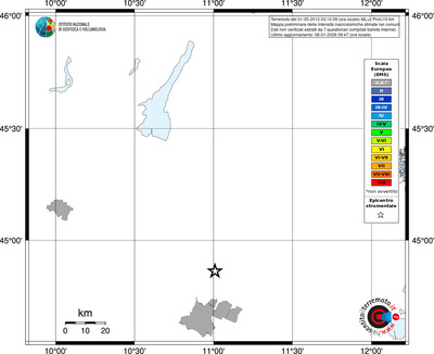 Mappa EMS - territori comuni