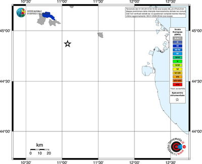 Mappa EMS - territori comuni