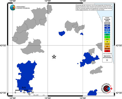 Mappa EMS - territori comuni