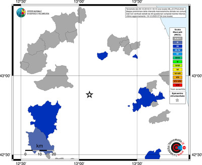 Mappa MCS - territori comuni