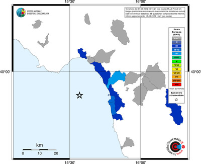 Mappa EMS - territori comuni