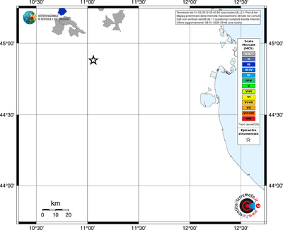 Mappa MCS - territori comuni