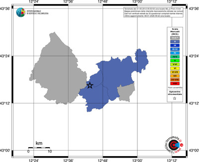 Mappa MCS - territori comuni