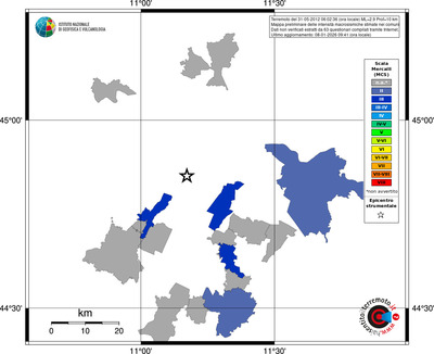 Mappa MCS - territori comuni