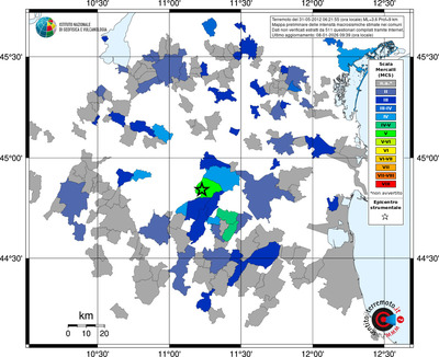 Mappa MCS - territori comuni