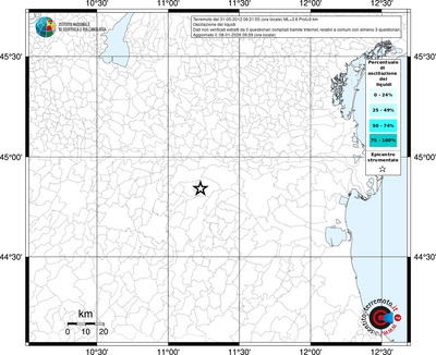 Mappa territorio comunale con almeno 3 questionari