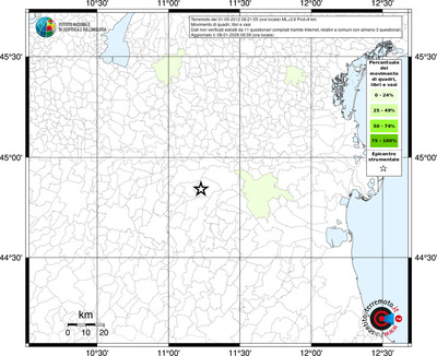 Mappa territorio comunale con almeno 3 questionari