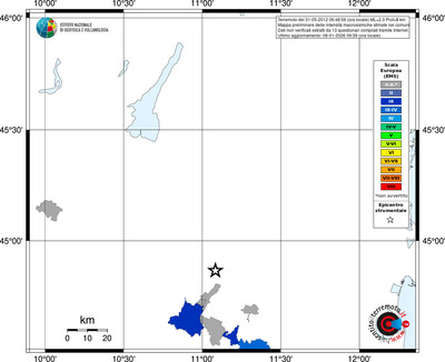 Mappa EMS - territori comuni
