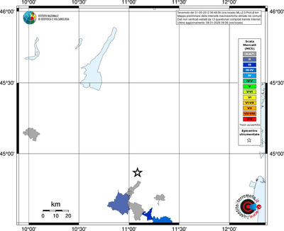 Mappa MCS - territori comuni