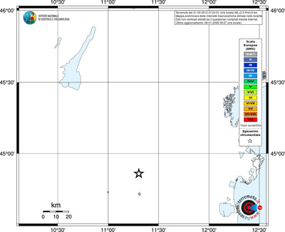 Mappa EMS - territori località
