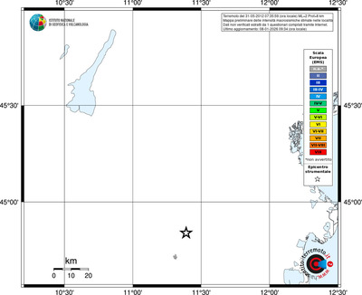 Mappa EMS - territori località