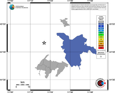 Mappa MCS - territori comuni