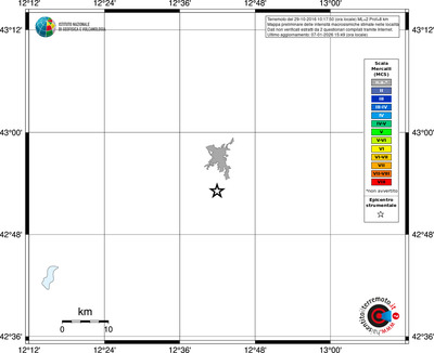 Mappa MCS - territori località
