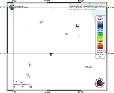 Mappa EMS - territori località