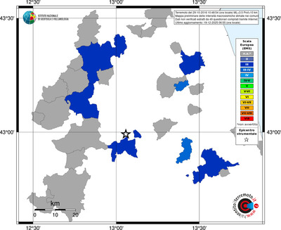 Mappa EMS - territori comuni