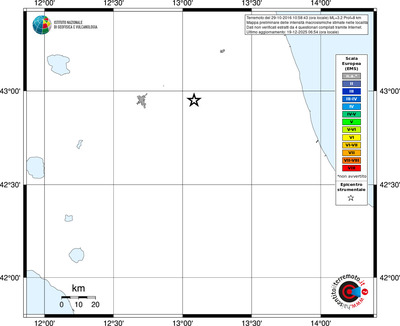 Mappa EMS - territori località