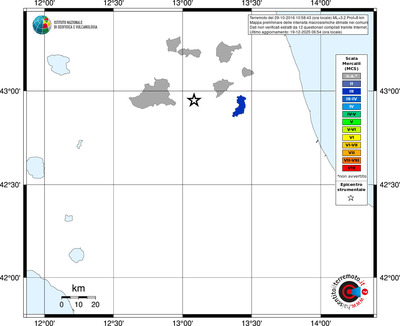 Mappa MCS - territori comuni