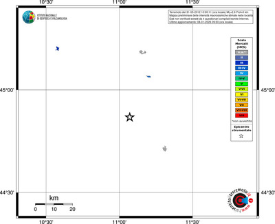 Mappa MCS - territori località