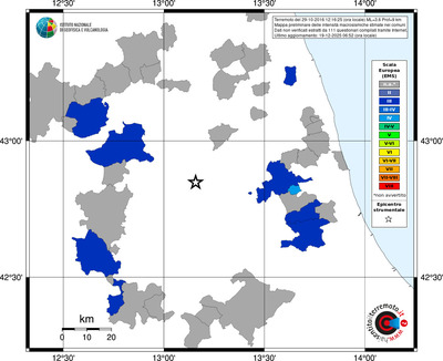 Mappa EMS - territori comuni