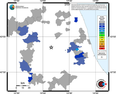 Mappa MCS - territori comuni
