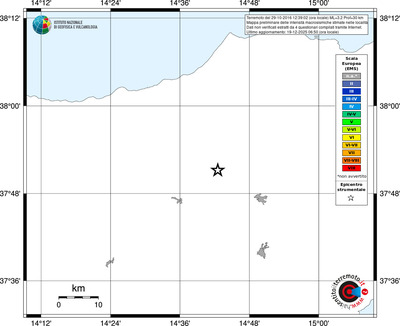 Mappa EMS - territori località