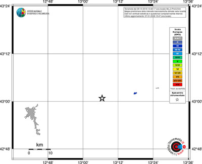 Mappa EMS - territori località
