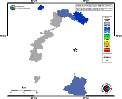 Mappa MCS - territori comuni