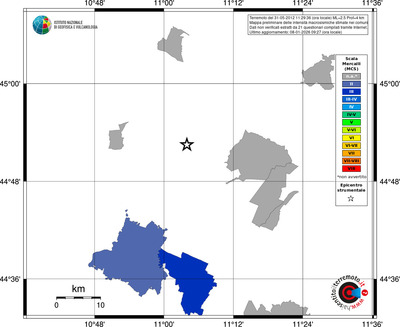 Mappa MCS - territori comuni