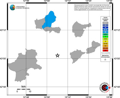 Mappa EMS - territori comuni